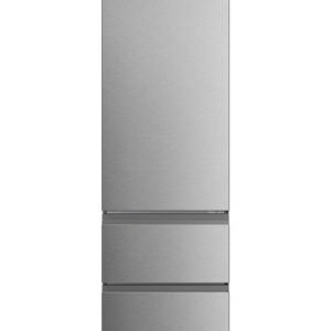 Réfrigérateur combiné 414 L — Total No Frost, classe C, inox